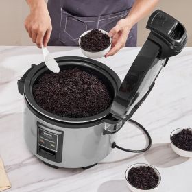 Commercial Rice Cooker 45-Cup Non-Stick Pot 9L 12H Keep Warm Restaurant (Option: Black)